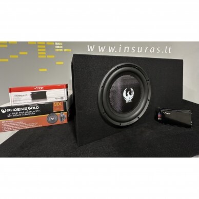 Phoenix Gold MX12D2SLIM + Vibe POWERBOX400.1m-v7 + L Ported BOX 12 Phoenix Gold MX12D2SLIM + Vibe POWERBOX400.1m-v7 + L Ported BOX 12