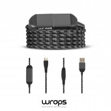 Wraps Micro-USB Black (Micro-USB to USB)