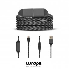 Wraps USBC Black (USB-C to USB)